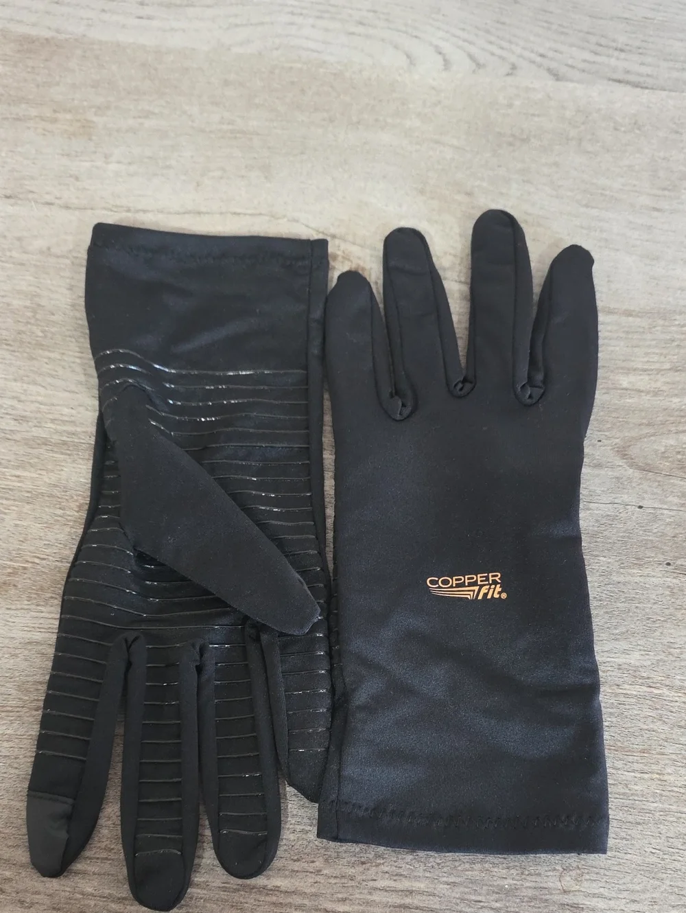 Women's Black Compression Gloves